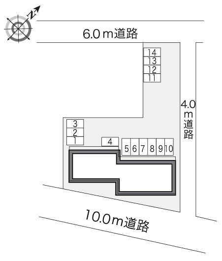醍醐(22076)の駐車配置図
