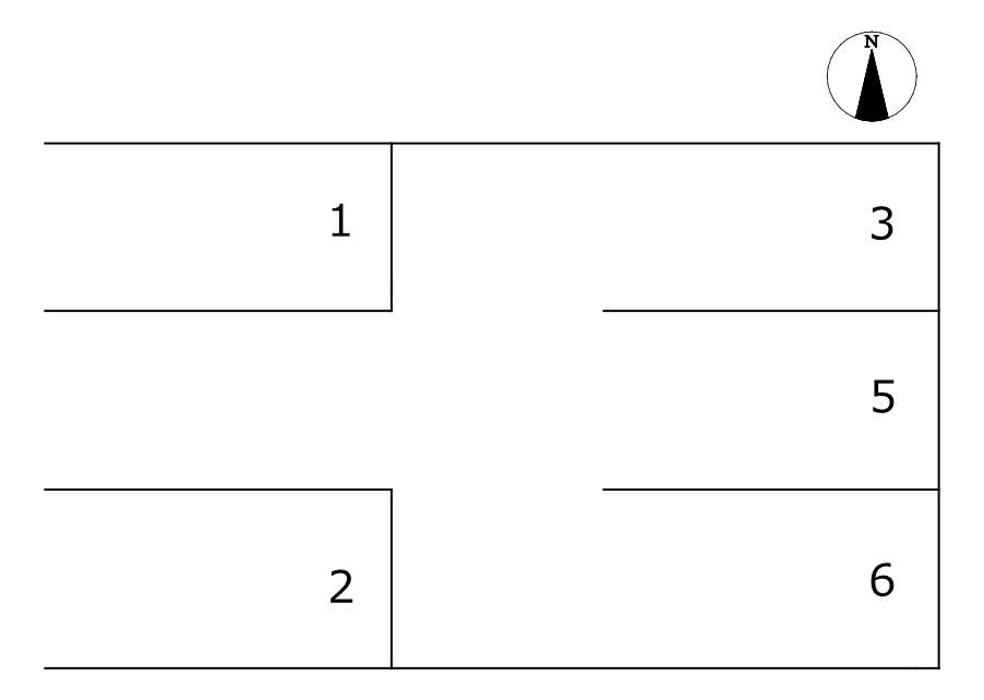 534丹後町駐車場の駐車配置図