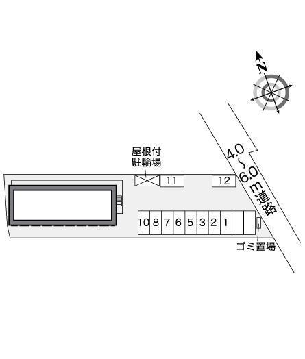 アーバンヒルズ(26456)の駐車配置図