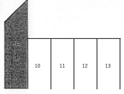 ウインベルコーラス駐車場の駐車配置図