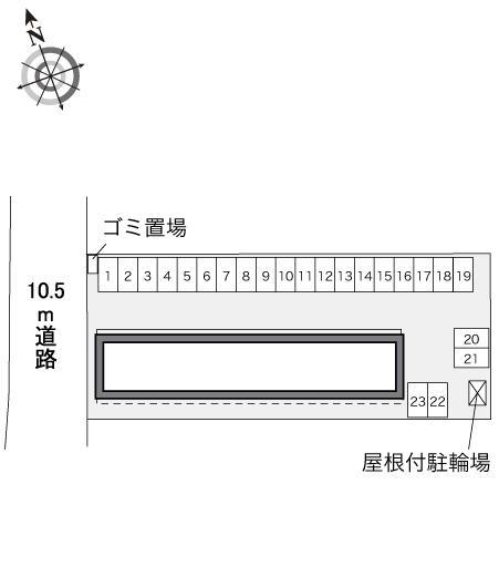 ファースト ルーブ(31663)の駐車配置図