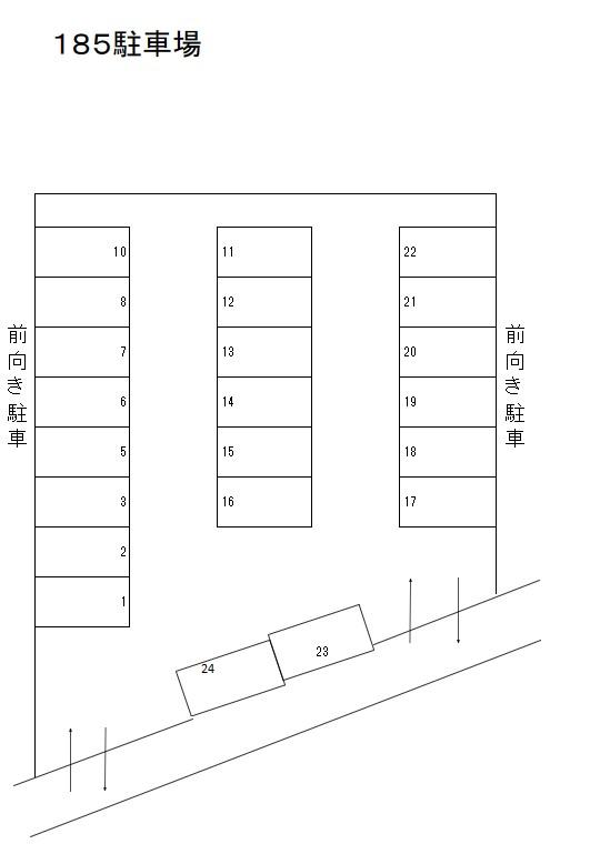 J-185の駐車配置図