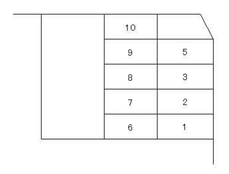 出野駐車場の駐車配置図