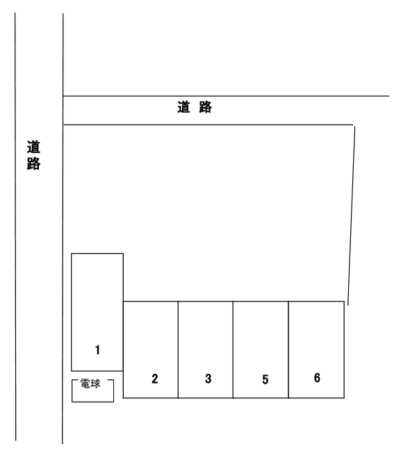 えんじゅ通りパーキングの駐車配置図