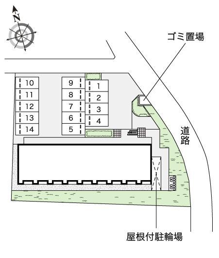 ななみ福知山(54133)の駐車配置図