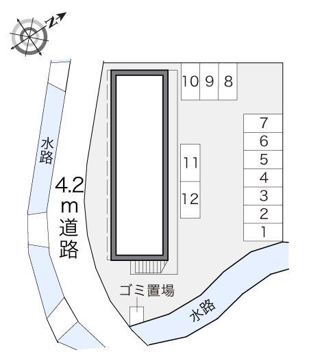 View Fuji(17674)の駐車配置図