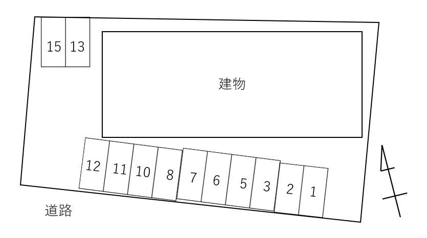 MAYの駐車配置図