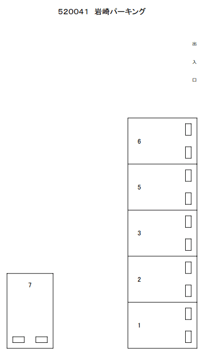 520041の駐車配置図