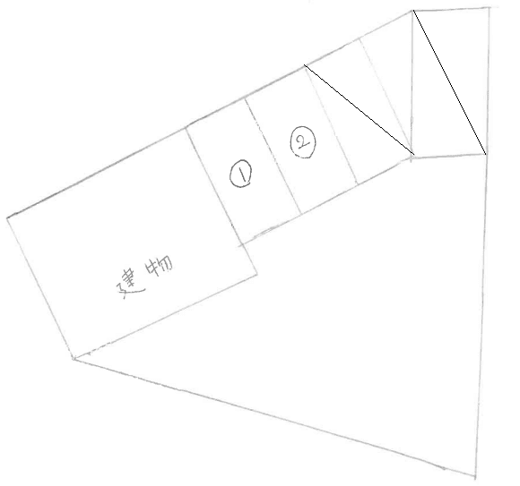 ベルシオン中村の駐車配置図