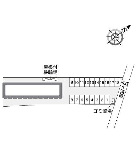 シティー パル(27285)の駐車配置図