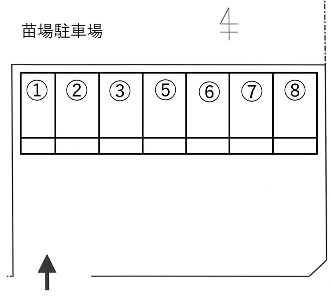 苗場駐車場の駐車配置図