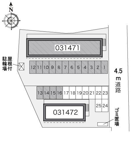 千代 A(31471)の駐車配置図