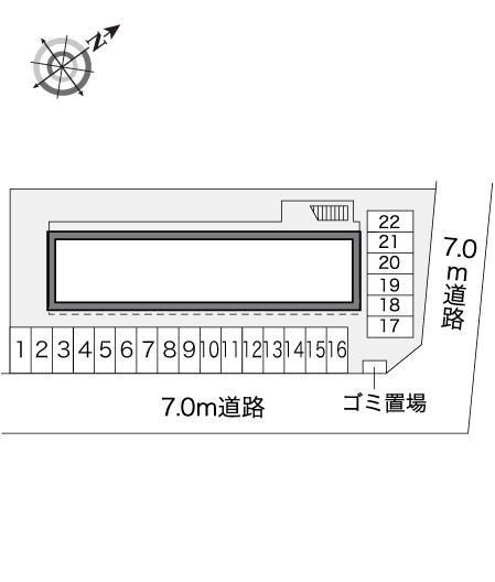 四ツ葉(22398)の駐車配置図