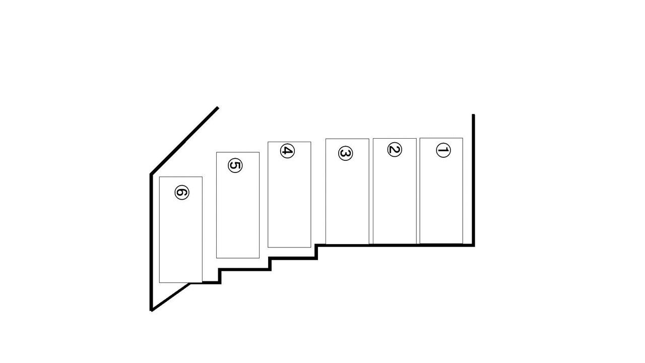 大城清徳駐車場の駐車配置図