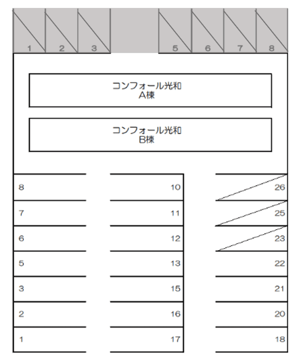 829の駐車配置図