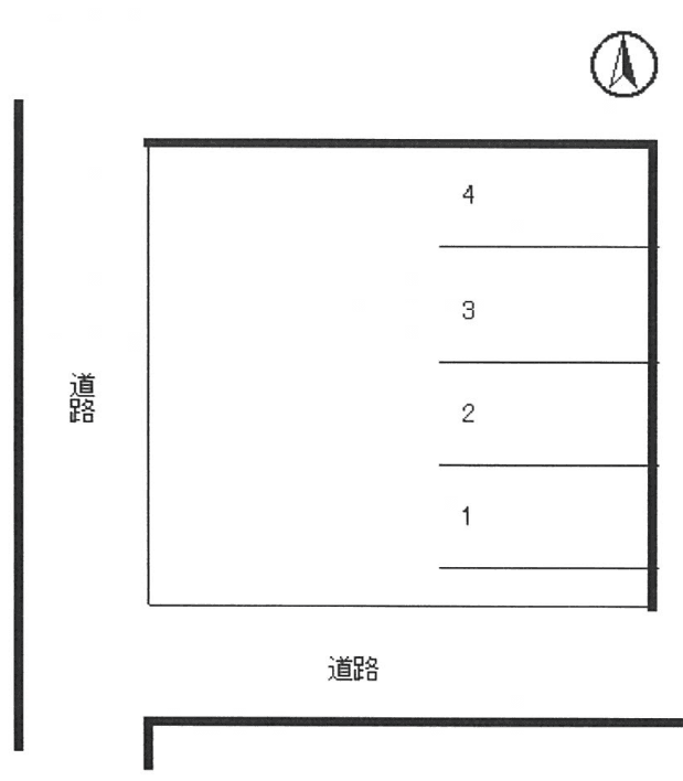 扇山17組駐車場の駐車配置図