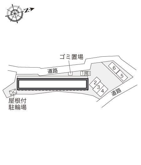 サンセール(33286)の駐車配置図