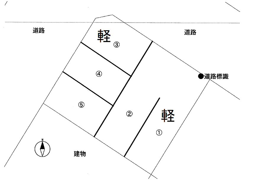 古町2丁目駐車場Dの駐車配置図