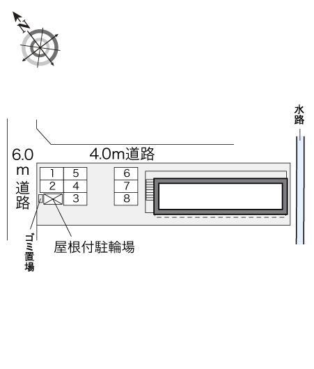 レインボー(29061)の駐車配置図