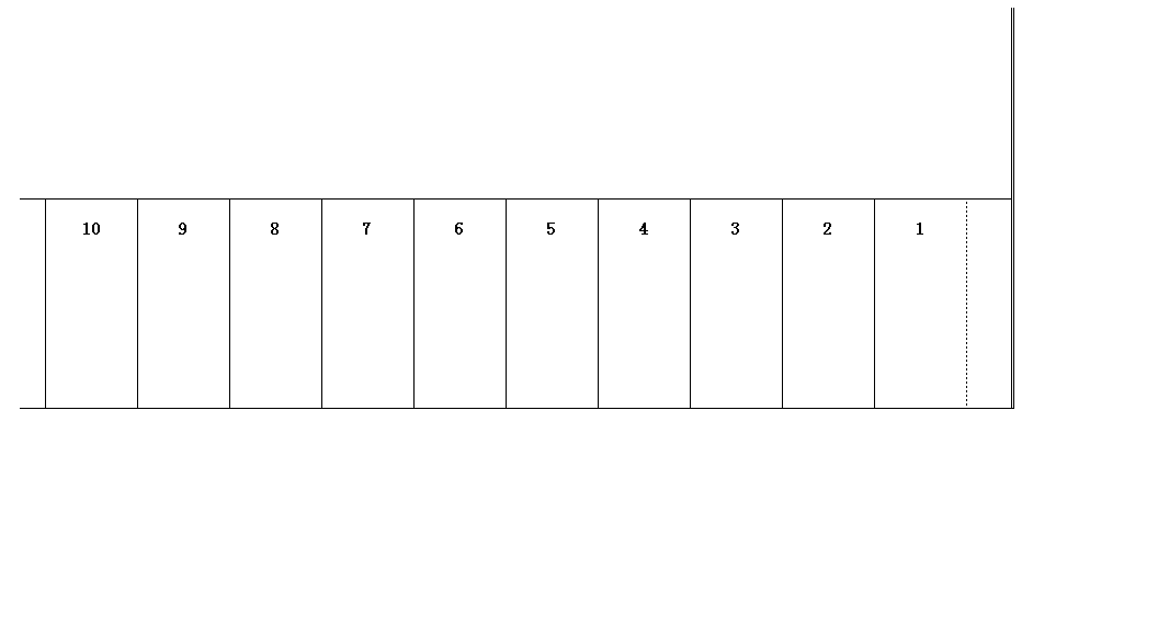 長町三 畑駐車場の駐車配置図