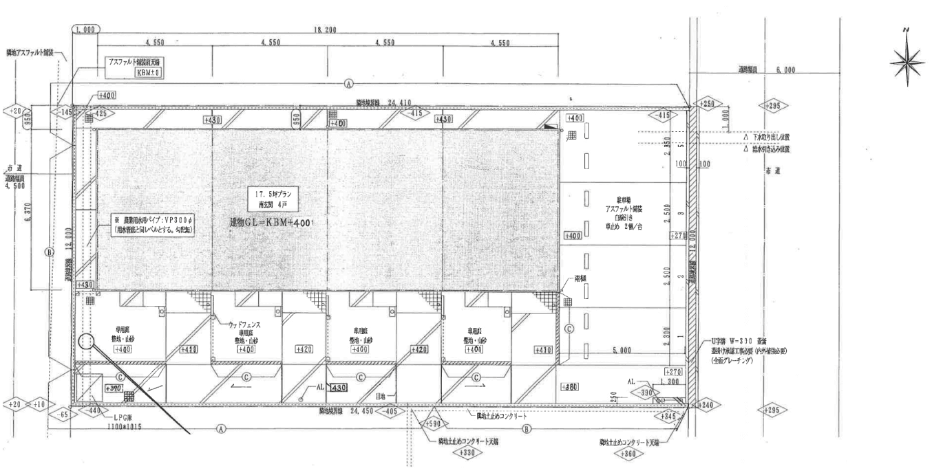 GRACIAの駐車配置図