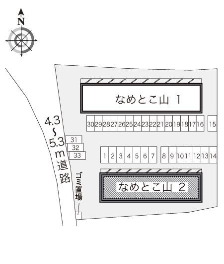 なめとこ山 2(20789)の駐車配置図