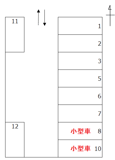 P517の駐車配置図