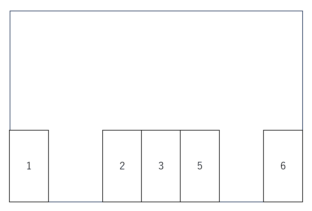 ポンリビエルの駐車配置図