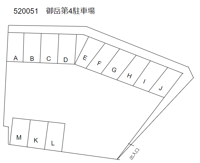 420051の駐車配置図