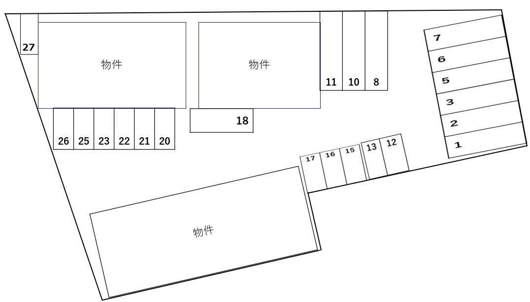 ベルヴェデールの駐車配置図
