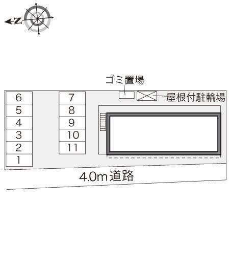 八幡(28056)の駐車配置図