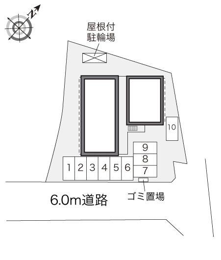 シャルマン諫早(28399)の駐車配置図