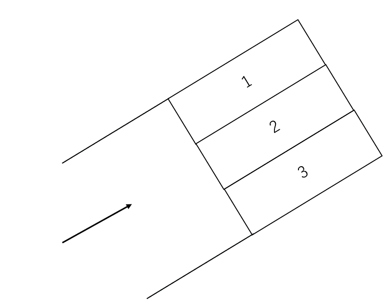 玖島駐車場の駐車配置図