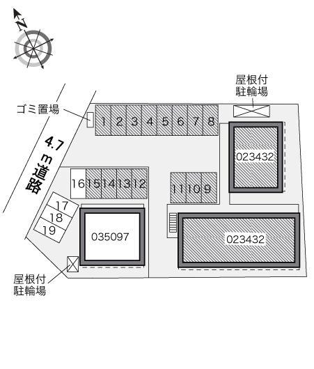 シャルマンピエース(23432)の駐車配置図