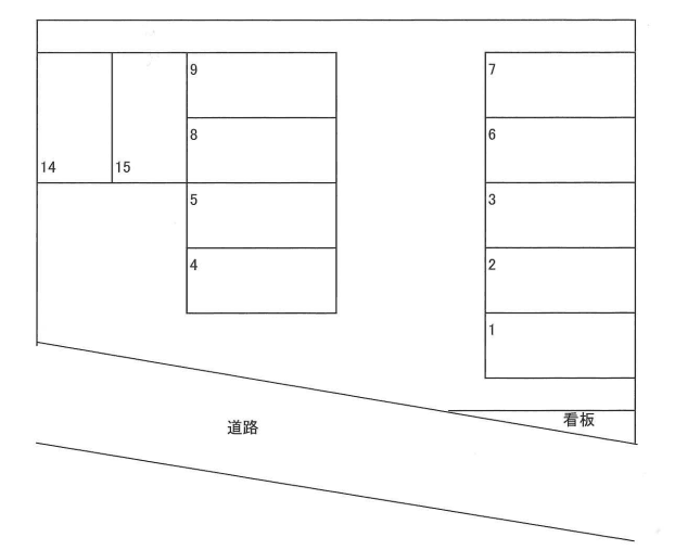 Nパーキングの駐車配置図
