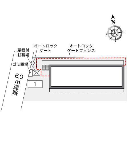 アウトゥーノ(36204)の駐車配置図