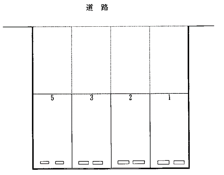 130の駐車配置図