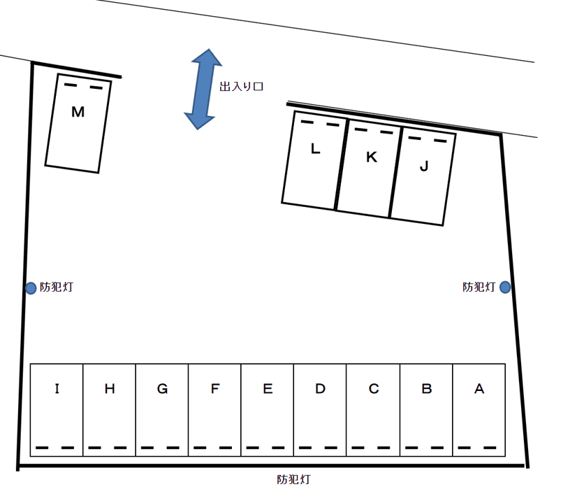 000209の駐車配置図