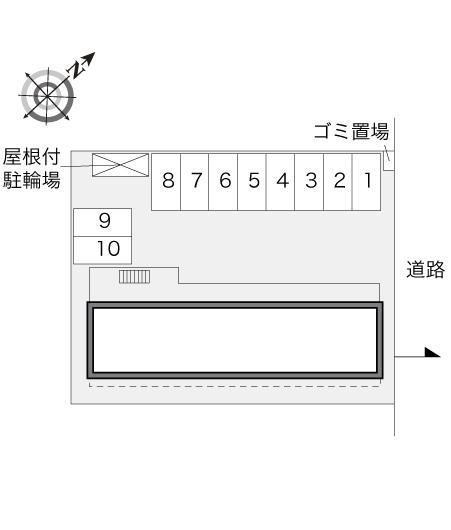 小坂公園(28372)の駐車配置図