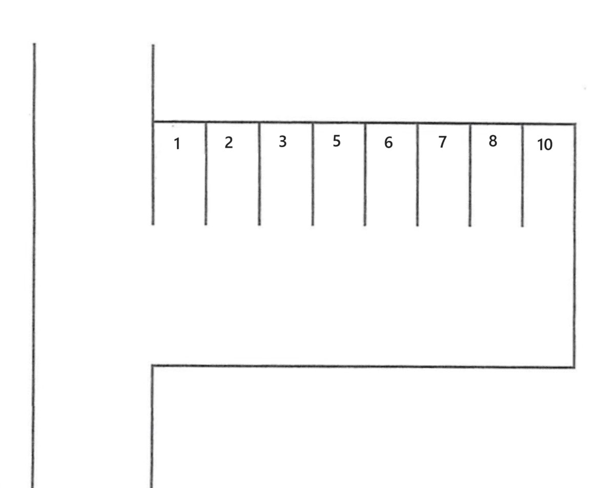 プランドール駐車場の駐車配置図