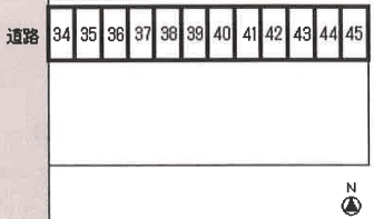 ヴィラパルパーキングの駐車配置図