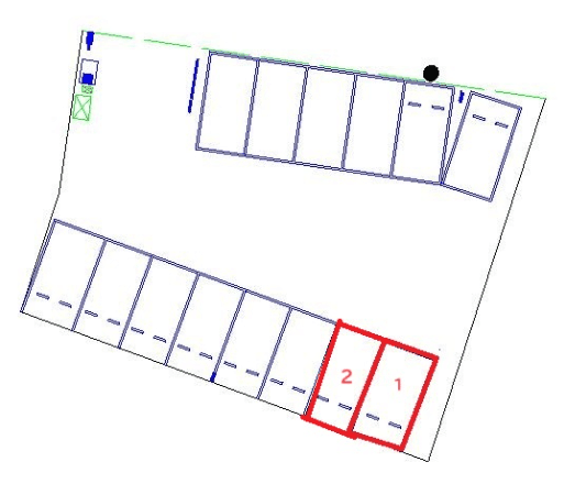 小山駅前第4の駐車配置図
