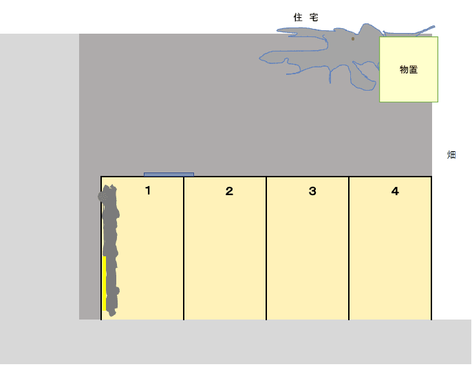 発寒3-2駐車場の駐車配置図