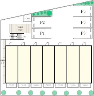 リリックコート桜の駐車配置図