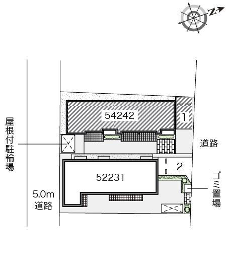 シエルブルー戸塚Ⅱ(54242)の駐車配置図