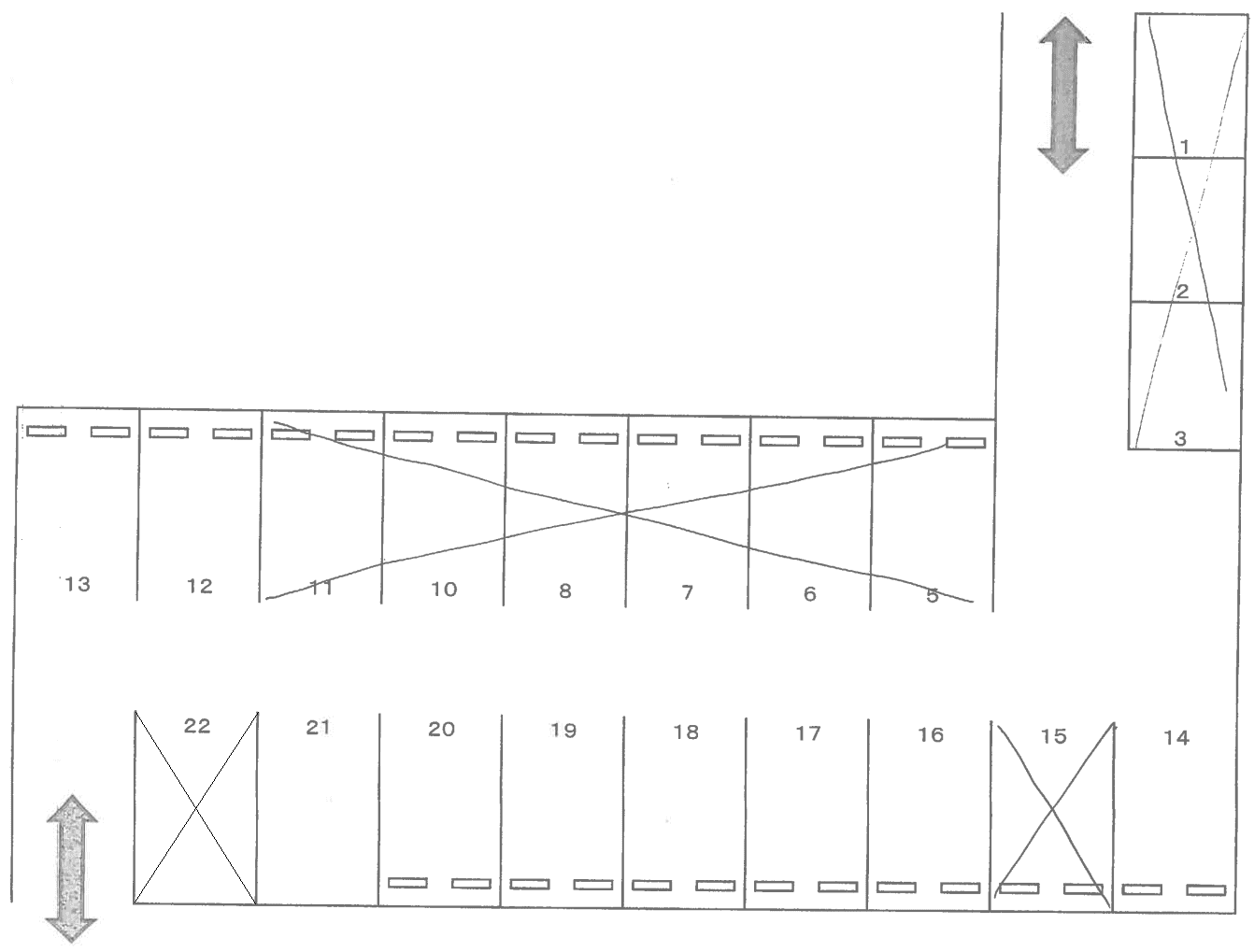 江南-18の駐車配置図