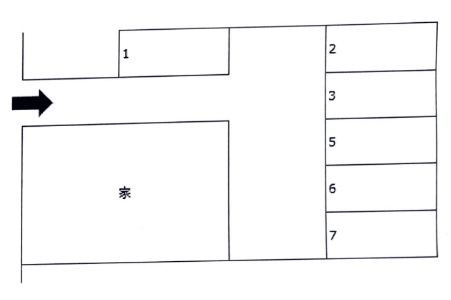 熊澤パーキングの駐車配置図