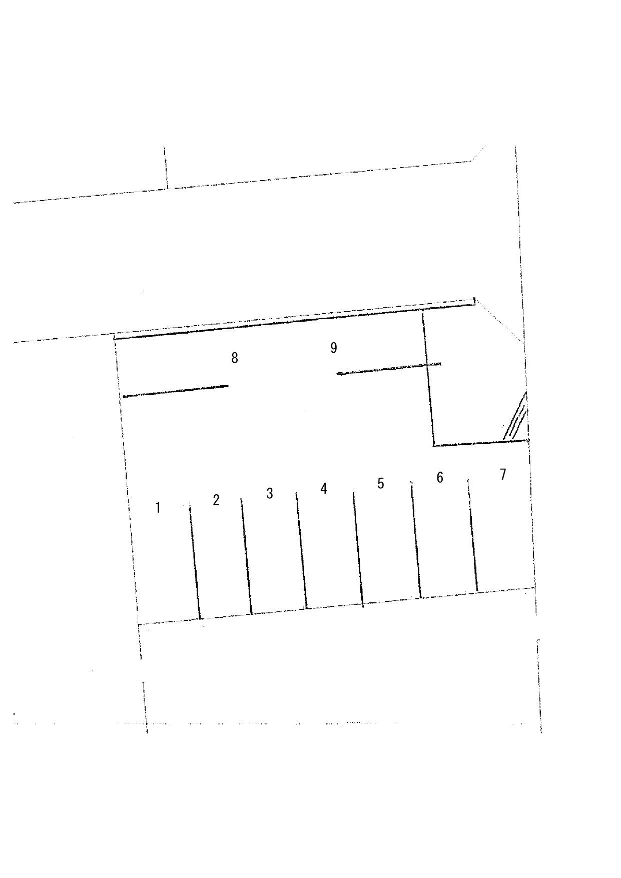 平成大通り博栄月極駐車場の駐車配置図