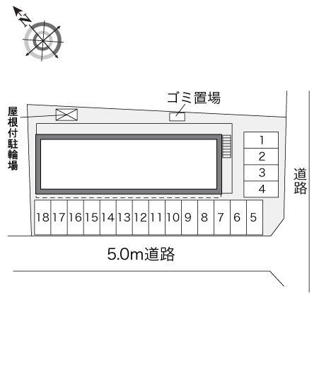 ふれんず(31613)の駐車配置図