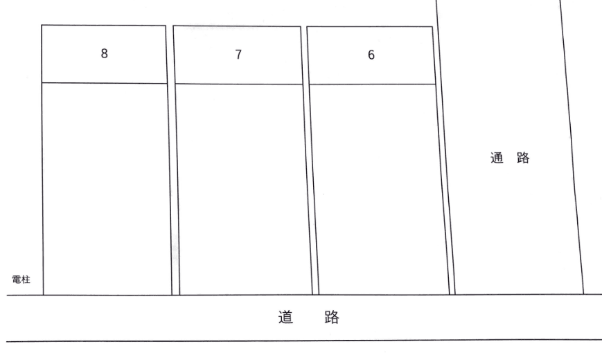 浜町53-11駐車場の駐車配置図